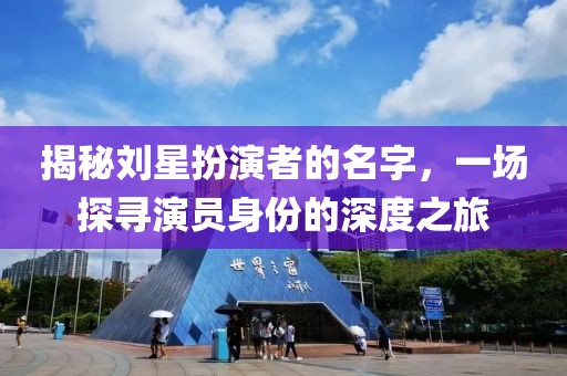 揭秘劉星扮演者的名字，一場探尋演員身份的深度之旅