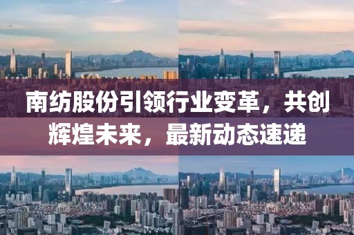 南紡股份引領(lǐng)行業(yè)變革，共創(chuàng)輝煌未來，最新動(dòng)態(tài)速遞