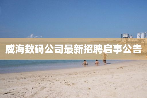 威海數(shù)碼公司最新招聘啟事公告