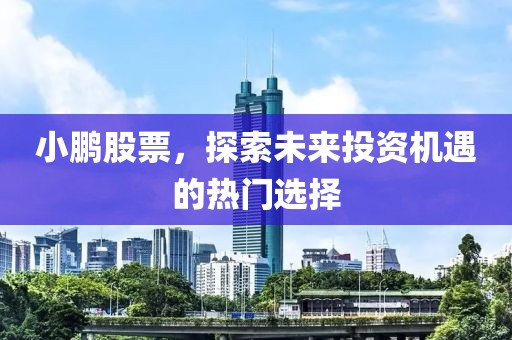 小鵬股票，探索未來投資機(jī)遇的熱門選擇