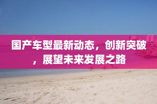 國產(chǎn)車型最新動態(tài)，創(chuàng)新突破，展望未來發(fā)展之路