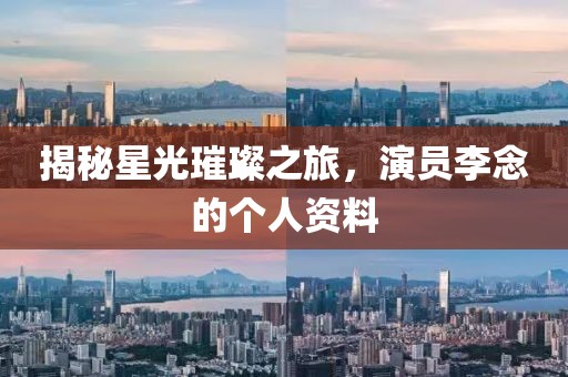 揭秘星光璀璨之旅，演員李念的個(gè)人資料