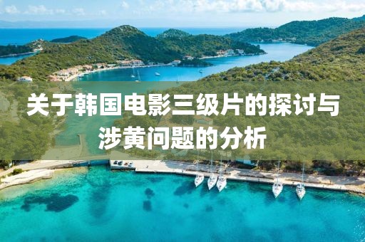 關(guān)于韓國電影三級片的探討與涉黃問題的分析